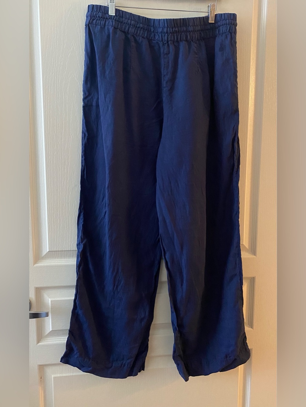 TOMMY BAHAMA Women’s 100% Linen Drawstring Pants in Blue - L